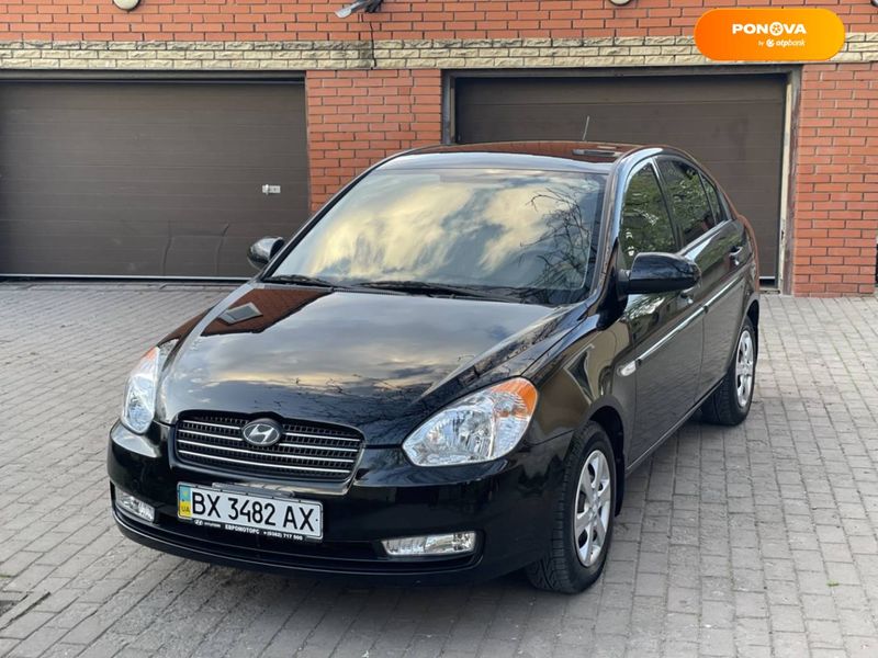 Hyundai Accent, 2008, Бензин, 1.4 л., 16 тис. км, Седан, Чорний, Вінниця Cars-Pr-66277 фото