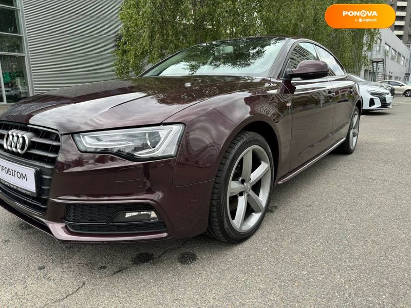 Audi A5 Sportback, 2013, Бензин, 1.8 л., 100 тыс. км, Лифтбек, Красный, Киев 46995 фото