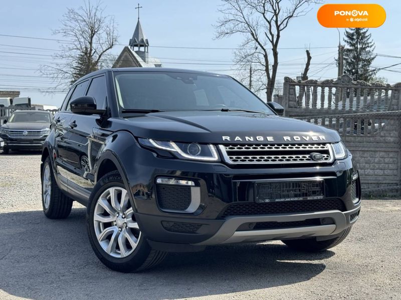 Land Rover Range Rover Evoque, 2016, Дизель, 2 л., 79 тыс. км, Внедорожник / Кроссовер, Чорный, Тернополь Cars-Pr-56885 фото