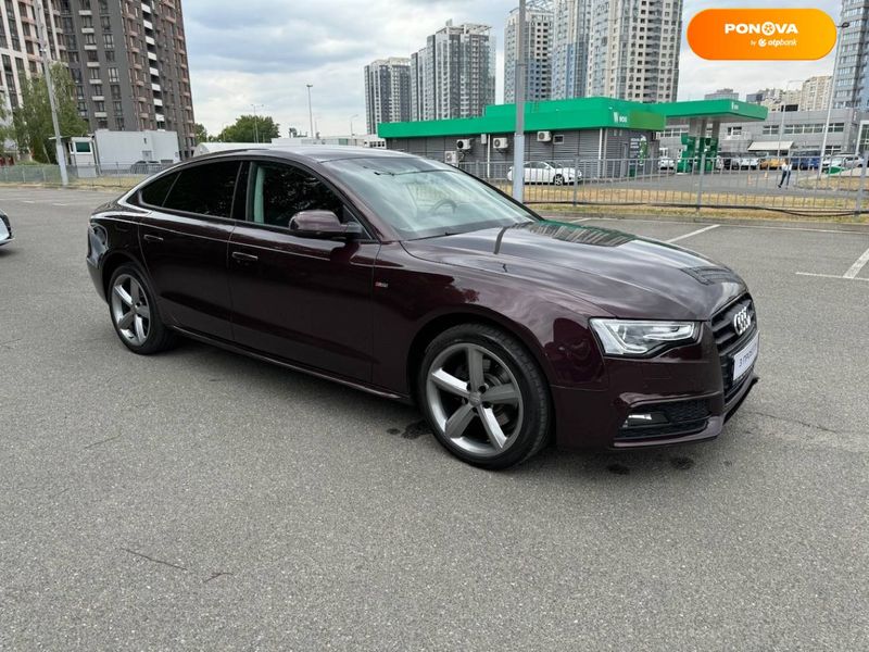 Audi A5 Sportback, 2013, Бензин, 1.8 л., 100 тыс. км, Лифтбек, Красный, Киев 46995 фото