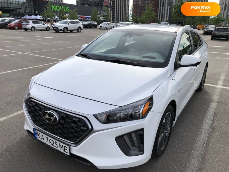 Hyundai Ioniq, 2020, Гибрид (PHEV), 1.58 л., 34 тыс. км, Лифтбек, Белый, Киев Cars-Pr-65257 фото