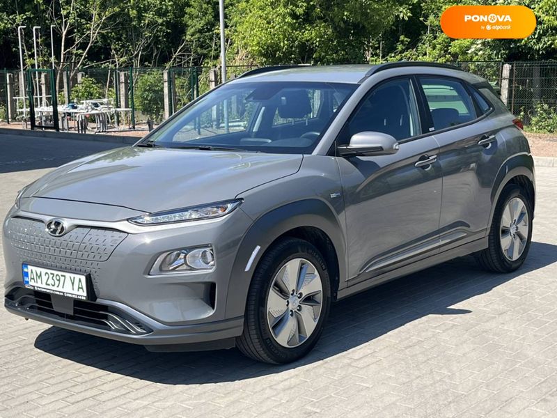 Hyundai Kona, 2020, Електро, 39 тыс. км, Внедорожник / Кроссовер, Серый, Житомир 53223 фото