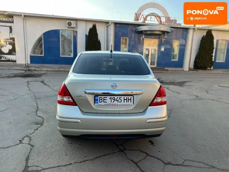 Nissan TIIDA, 2008 р., Бензин, 244 тис. км, Седан, Бежевий, Миколаїв AT-10403835 фото