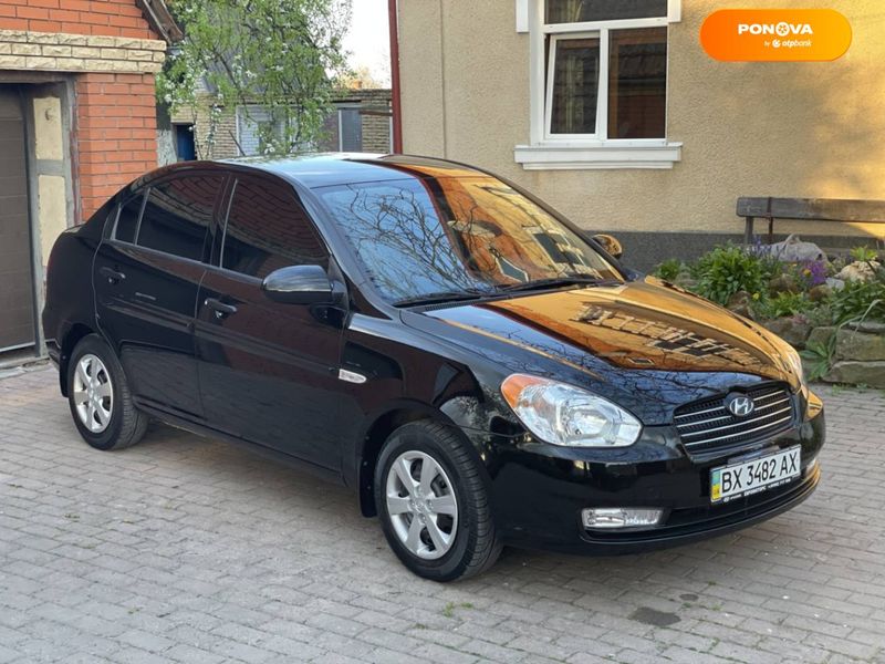 Hyundai Accent, 2008, Бензин, 1.4 л., 16 тис. км, Седан, Чорний, Вінниця Cars-Pr-66277 фото