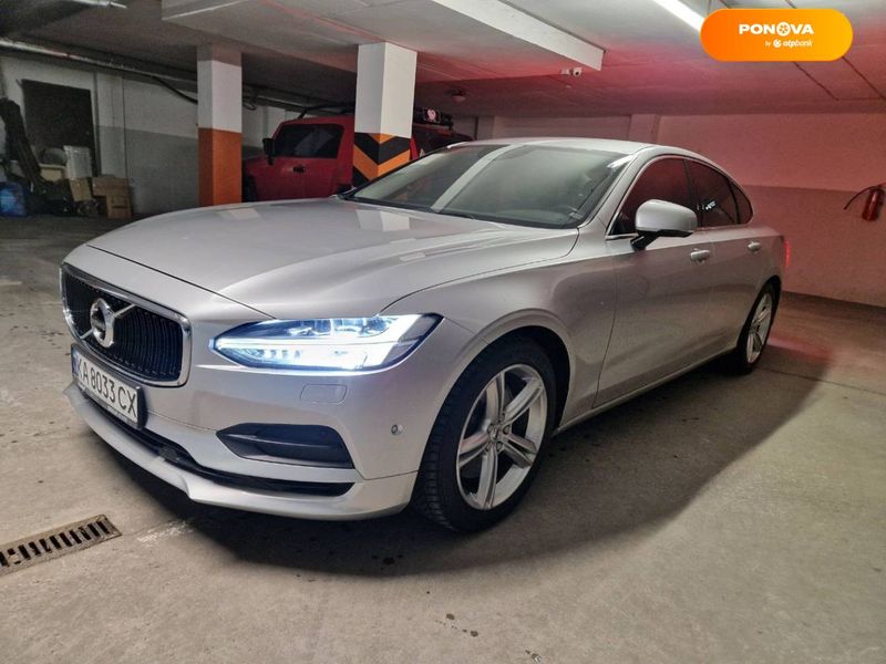 Volvo S90, 2017, Бензин, 2 л., 109 тис. км, Седан, Сірий, Київ Cars-Pr-58924 фото