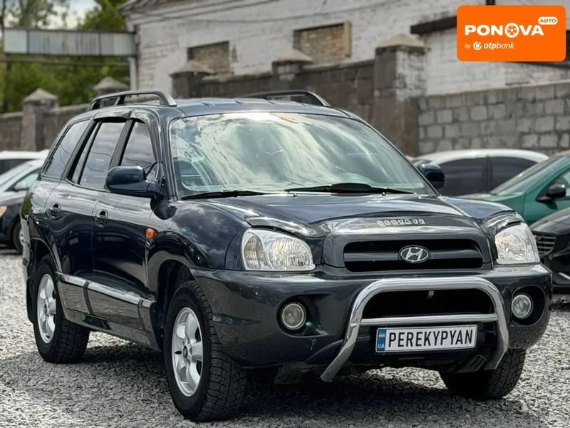 Hyundai Santa FE, 2005 р., Бензин, 334 тис. км, Позашляховик / Кросовер, Чорний, Дніпро (Дніпропетровськ) AT-10417788 фото