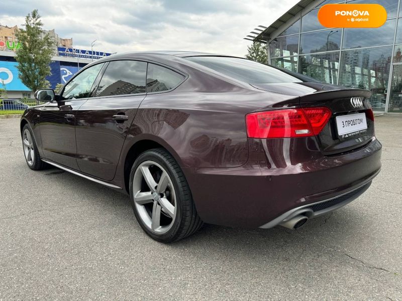 Audi A5 Sportback, 2013, Бензин, 1.8 л., 100 тыс. км, Лифтбек, Красный, Киев 46995 фото