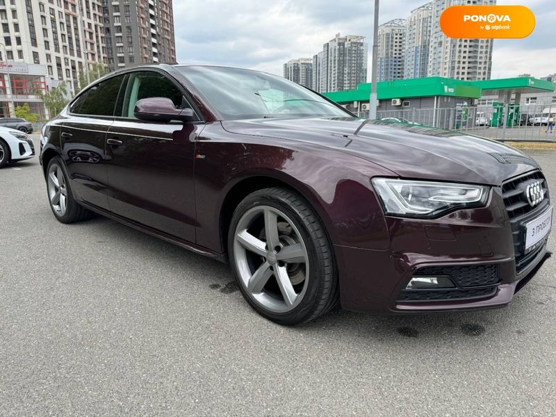 Audi A5 Sportback, 2013, Бензин, 1.8 л., 100 тыс. км, Лифтбек, Красный, Киев 46995 фото