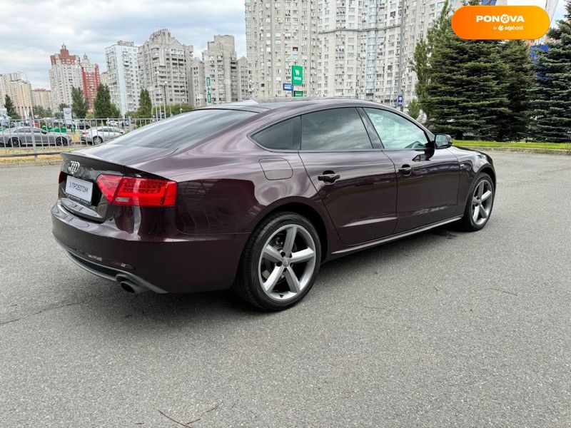 Audi A5 Sportback, 2013, Бензин, 1.8 л., 100 тыс. км, Лифтбек, Красный, Киев 46995 фото