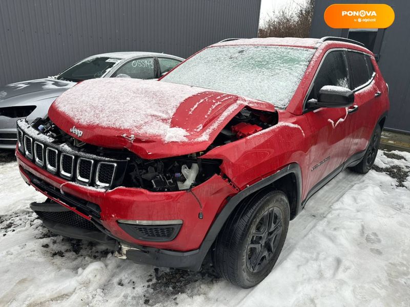 Jeep Compass, 2019, Бензин, 2.4 л., 106 тис. км, Позашляховик / Кросовер, Червоний, Львів 10825 фото