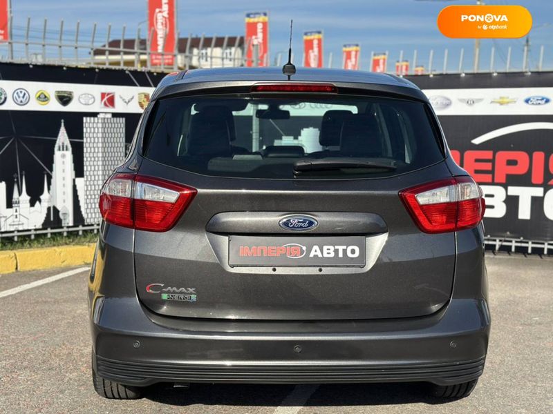 Ford C-Max, 2015, Гібрид (PHEV), 2 л., 107 тис. км, Мінівен, Сірий, Київ 97674 фото