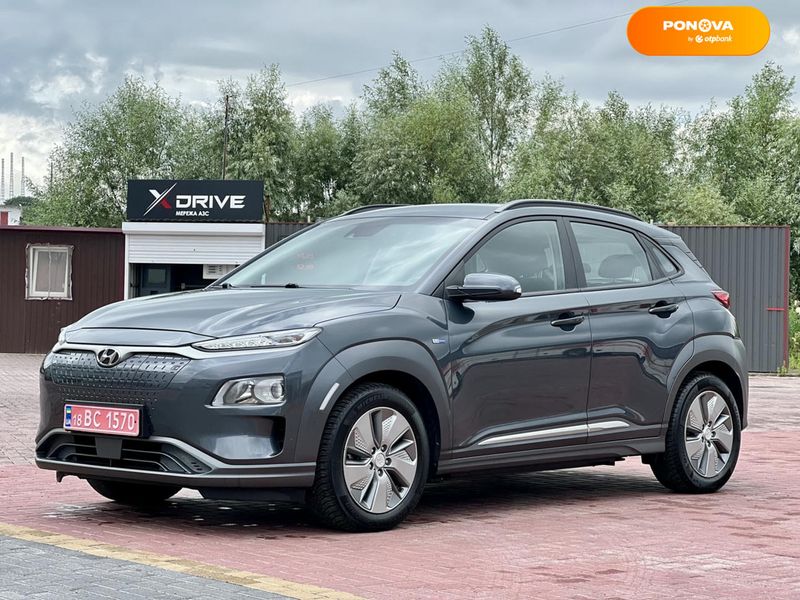 Hyundai Kona Electric, 2019, Електро, 160 тис. км, Позашляховик / Кросовер, Сірий, Рівне 103371 фото