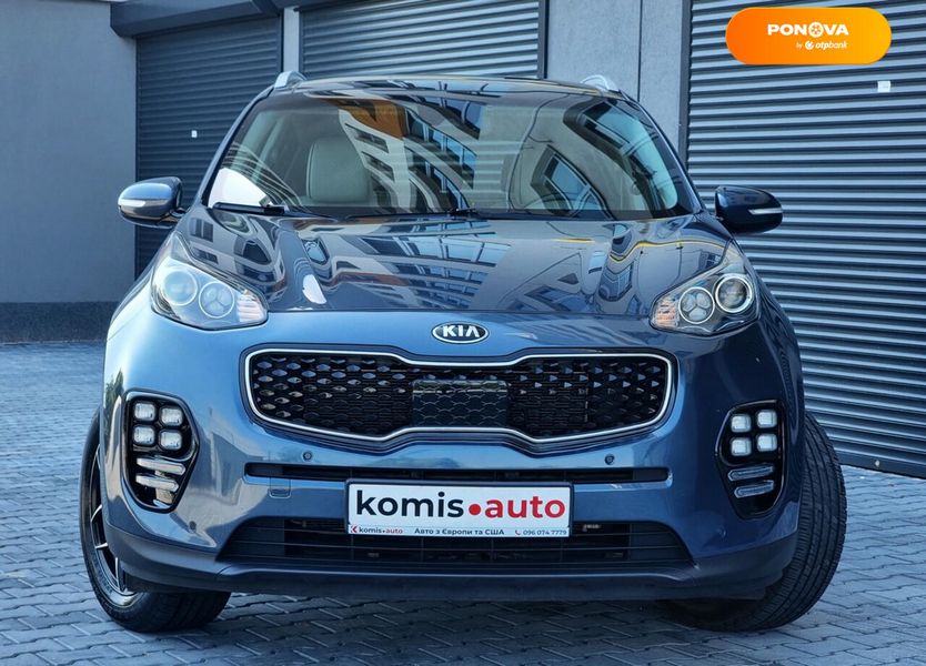 Kia Sportage, 2016, Бензин, 2.4 л., 83 тис. км, Позашляховик / Кросовер, Синій, Хмельницький 109893 фото