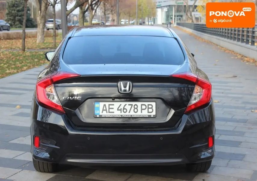 Honda Civic, 2020 р., Бензин, 145 тис. км, Седан, Чорний, Дніпро (Дніпропетровськ) AT-10405847 фото