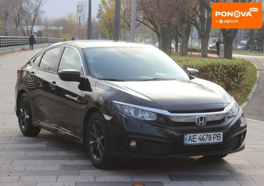 Honda Civic, 2020 р., Бензин, 145 тис. км, Седан, Чорний, Дніпро (Дніпропетровськ) AT-10405847 фото