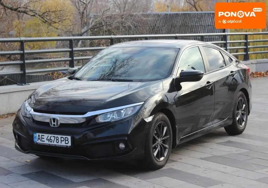 Honda Civic, 2020 р., Бензин, 145 тис. км, Седан, Чорний, Дніпро (Дніпропетровськ) AT-10405847 фото