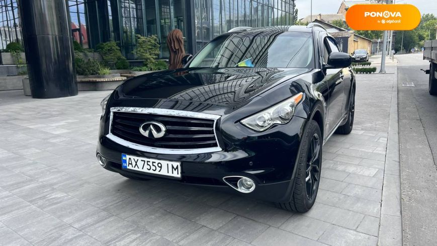 Infiniti QX70, 2013, Бензин, 3.7 л., 90 тис. км, Позашляховик / Кросовер, Чорний, Київ Cars-Pr-63600 фото