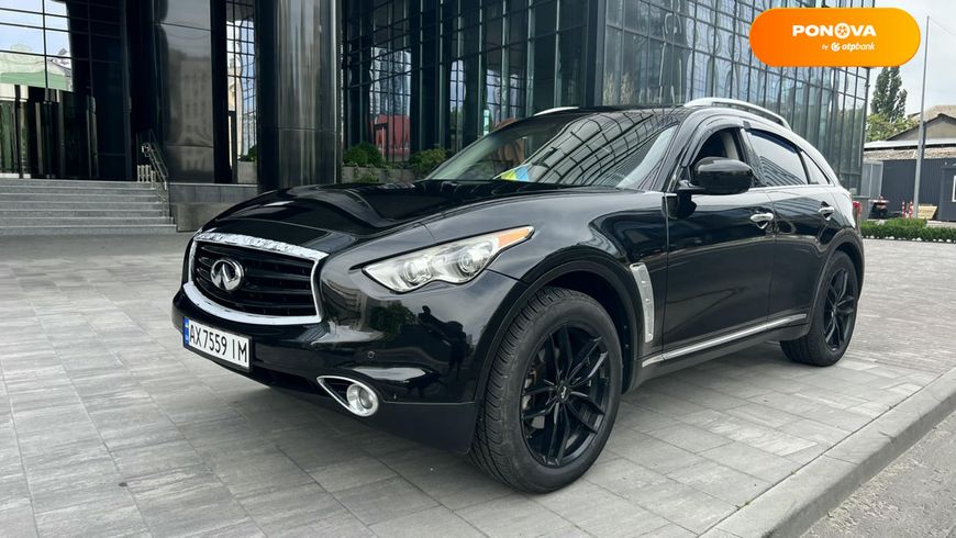 Infiniti QX70, 2013, Бензин, 3.7 л., 92 тыс. км, Внедорожник / Кроссовер, Чорный, Киев Cars-Pr-63600 фото