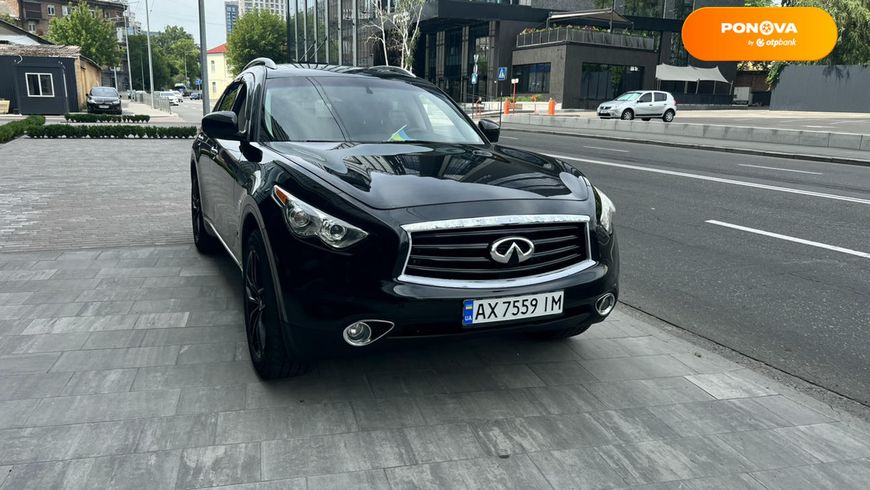 Infiniti QX70, 2013, Бензин, 3.7 л., 92 тыс. км, Внедорожник / Кроссовер, Чорный, Киев Cars-Pr-63600 фото