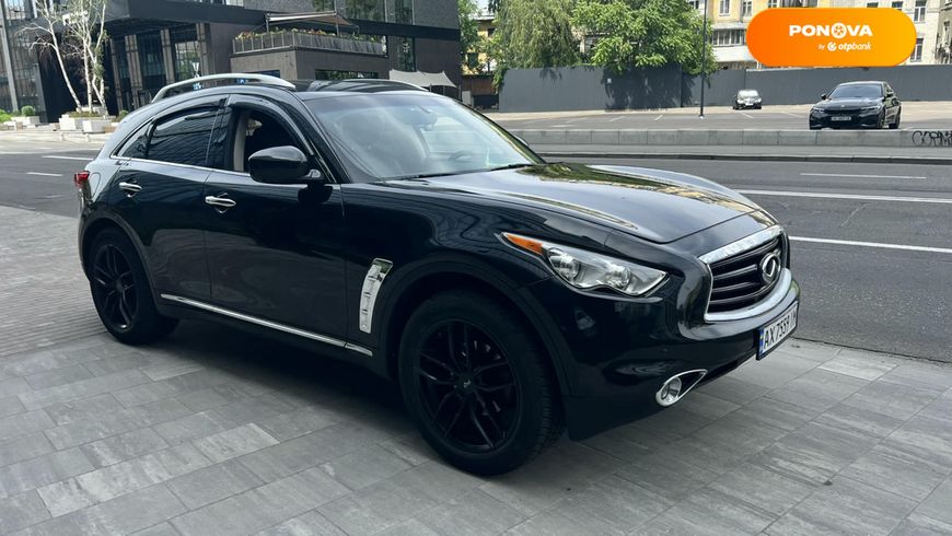 Infiniti QX70, 2013, Бензин, 3.7 л., 92 тыс. км, Внедорожник / Кроссовер, Чорный, Киев Cars-Pr-63600 фото