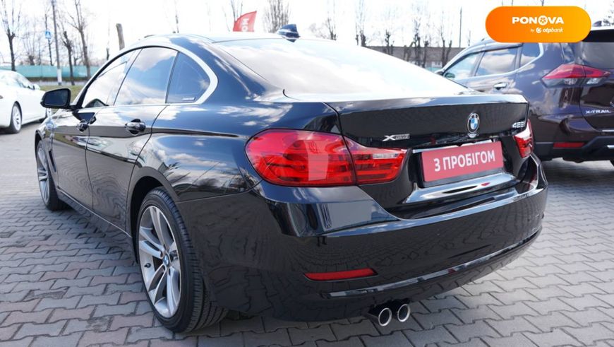 BMW 4 Series Gran Coupe, 2016, Бензин, 127 тыс. км, Купе, Чорный, Житомир 43357 фото