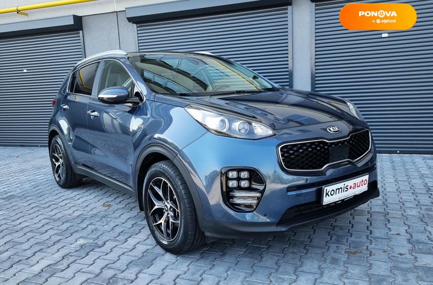 Kia Sportage, 2016, Бензин, 2.4 л., 83 тис. км, Позашляховик / Кросовер, Синій, Хмельницький 109893 фото