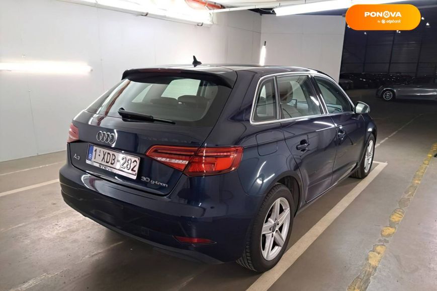 Audi A3 Sportback, 2019, Гібрид (HEV), 1.5 л., 63 тис. км, Хетчбек, Синій, Львів Cars-EU-US-KR-23866 фото