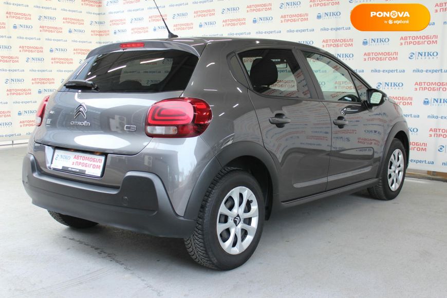 Citroen C3, 2018, Газ пропан-бутан / Бензин, 1.2 л., 182 тис. км, Хетчбек, Сірий, Київ 23014 фото