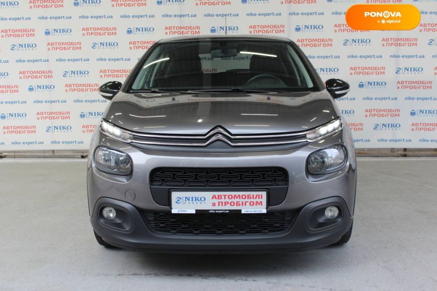 Citroen C3, 2018, Газ пропан-бутан / Бензин, 1.2 л., 182 тис. км, Хетчбек, Сірий, Київ 23014 фото