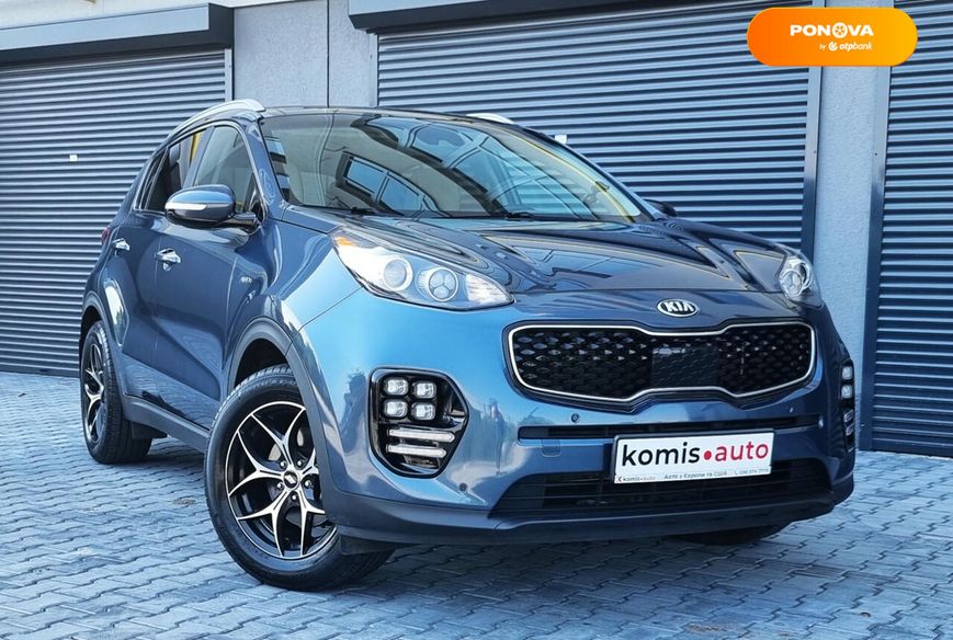 Kia Sportage, 2016, Бензин, 2.4 л., 83 тыс. км, Внедорожник / Кроссовер, Синий, Хмельницкий 109893 фото