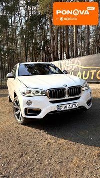 BMW X6, 2014 р., Бензин, 142 тис. км, Позашляховик / Кросовер, Білий, Київ AT-10416072 фото