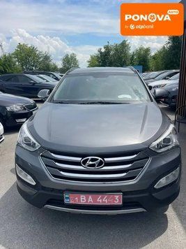Hyundai Santa FE, 2015 г., Дизель, 160 тыс. км, Внедорожник / Кроссовер, Серый, Днепр (Днепропетровск) AT-10422124 фото