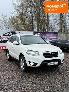 Hyundai Santa FE, 2010 р., Дизель, 327 тис. км, Позашляховик / Кросовер, Білий, Черкаси AT-10414227 фото