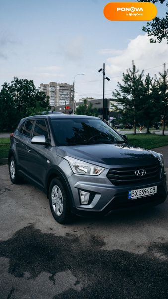 Hyundai Creta, 2018, Бензин, 1.59 л., 107 тыс. км, Внедорожник / Кроссовер, Серый, Хмельницкий Cars-Pr-136196 фото