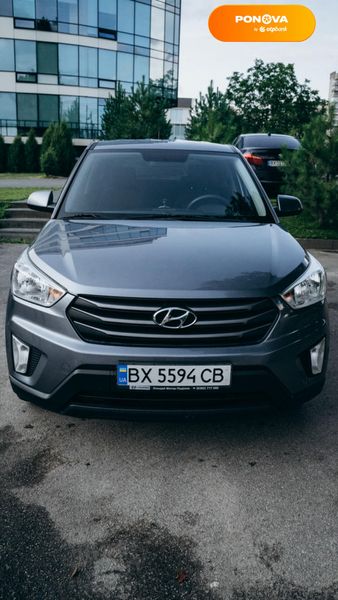 Hyundai Creta, 2018, Бензин, 1.59 л., 107 тыс. км, Внедорожник / Кроссовер, Серый, Хмельницкий Cars-Pr-136196 фото