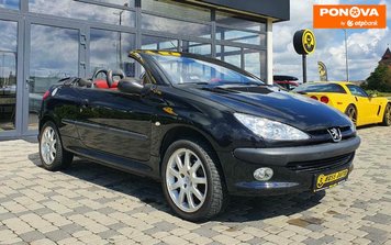 Peugeot 206, 2002, Бензин, 2 л., 189 тис. км, Кабріолет, Чорний, Мукачево 117047 фото