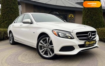 Mercedes-Benz C-Class, 2017, Гібрид (HEV), 1.99 л., 58 тис. км, Седан, Білий, Львів 42091 фото