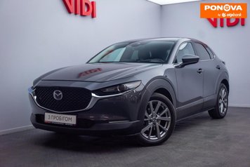 Mazda CX-30, 2019, Гібрид (MHEV), 2 л., 56 тис. км, Позашляховик / Кросовер, Сірий, Київ 257009 фото