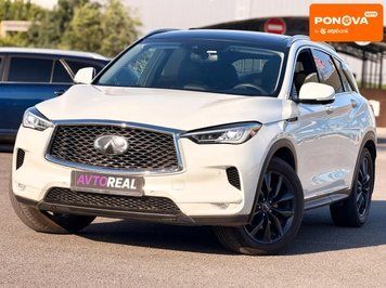 Infiniti QX50, 2018 р., Бензин, 92 тис. км, Позашляховик / Кросовер, Білий, Кривий Ріг AT-10425794 фото