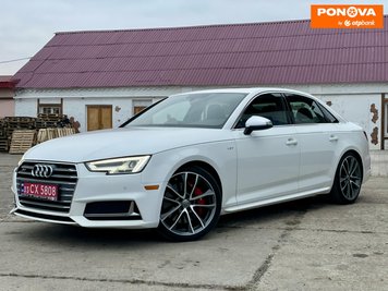 Audi S4, 2017, Бензин, 3 л., 180 тис. км, Седан, Білий, Суми Cars-Pr-268894 фото