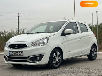 Mitsubishi Space Star, 2016, Бензин, 1 л., 159 тис. км, Хетчбек, Білий, Ужгород Cars-Pr-219158 фото