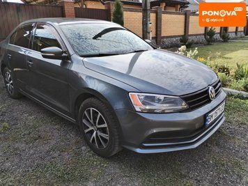 Volkswagen Jetta, 2016 г., Бензин, 202 тыс. км, Седан, Серый, Сумы AT-10402302 фото