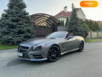 Mercedes-Benz SL-Class, 2014, Бензин, 3 л., 148 тис. км, Родстер, Сірий, Київ Cars-Pr-244014 фото