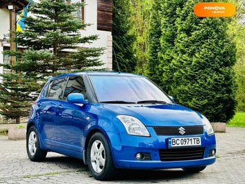 Suzuki Swift, 2007, Бензин, 1.3 л., 247 тис. км, Хетчбек, Синій, Львів Cars-Pr-68782 фото