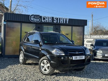 Hyundai Tucson, 2008, Газ пропан-бутан / Бензин, 2 л., 173 тис. км, Позашляховик / Кросовер, Чорний, Стрий 280571 фото