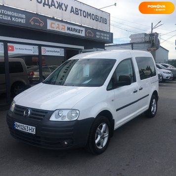 Volkswagen Caddy пасс., 2008, Дизель, 1.9 л., 246 тис. км, Універсал, Білий, Житомир 209832 фото