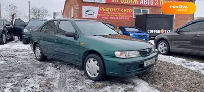 Nissan Almera, 1998, Бензин, 1.4 л., 313 тыс. км, Седан, Зеленый, Смела 5283 фото