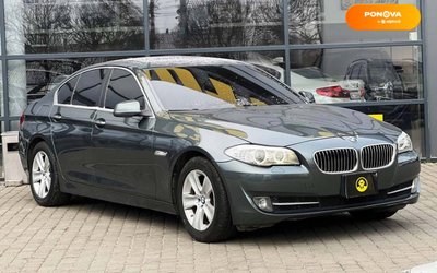 BMW 5 Series, 2011, Бензин, 2 л., 216 тис. км, Седан, Зелений, Івано-Франківськ 10141 фото