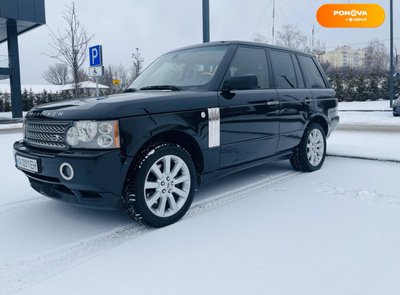 Land Rover Range Rover, 2007, Газ пропан-бутан / Бензин, 4.2 л., 270 тис. км, Позашляховик / Кросовер, Чорний, Київ 13275 фото