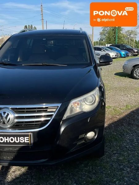 Volkswagen Tiguan, 2008 р., Дизель, 278 тис. км, Позашляховик / Кросовер, Чорний, Черкаси AT-10418258 фото